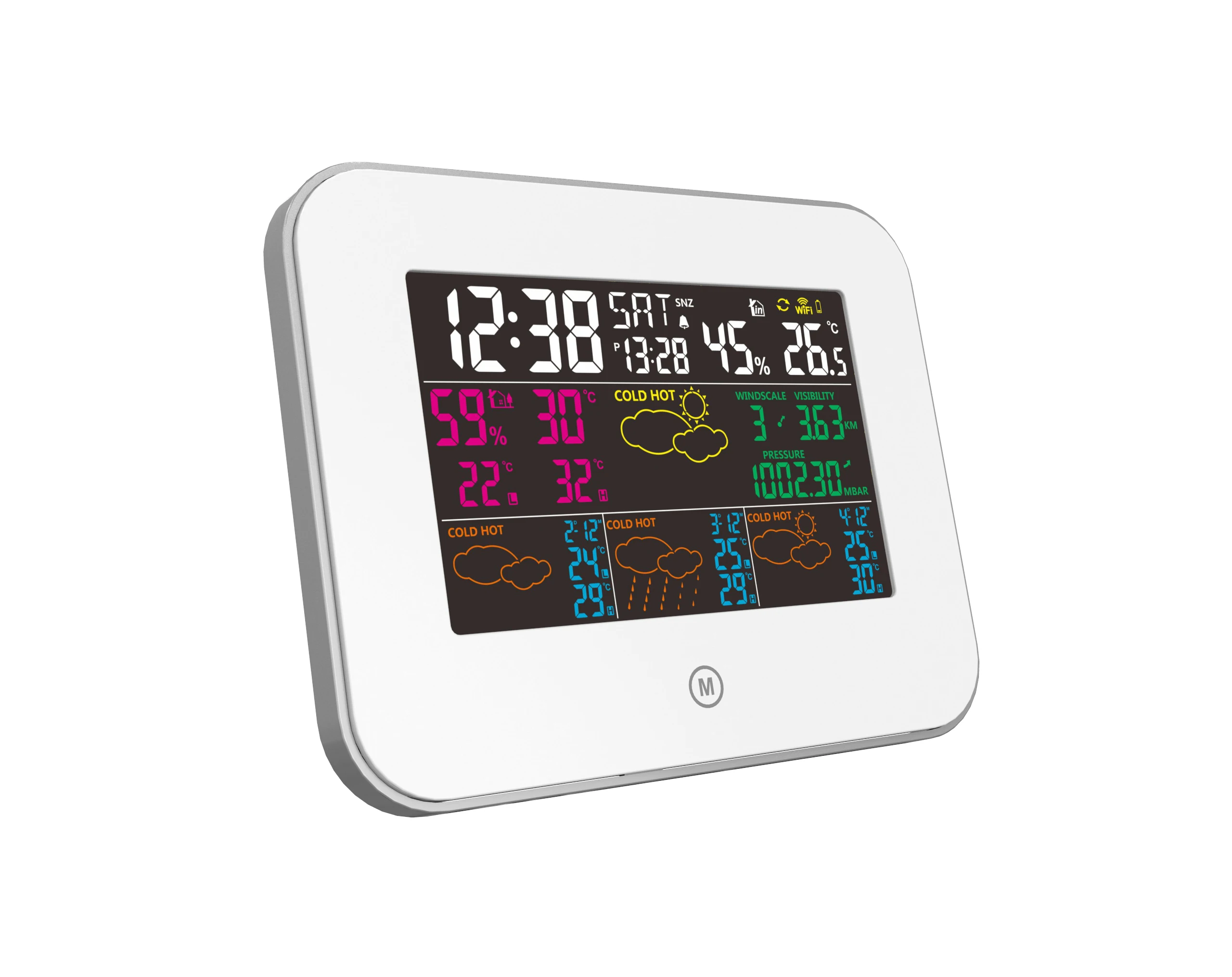 2024 WIFI Weather Station Professional Digital Indoor Outdoor Temperature and Humidity