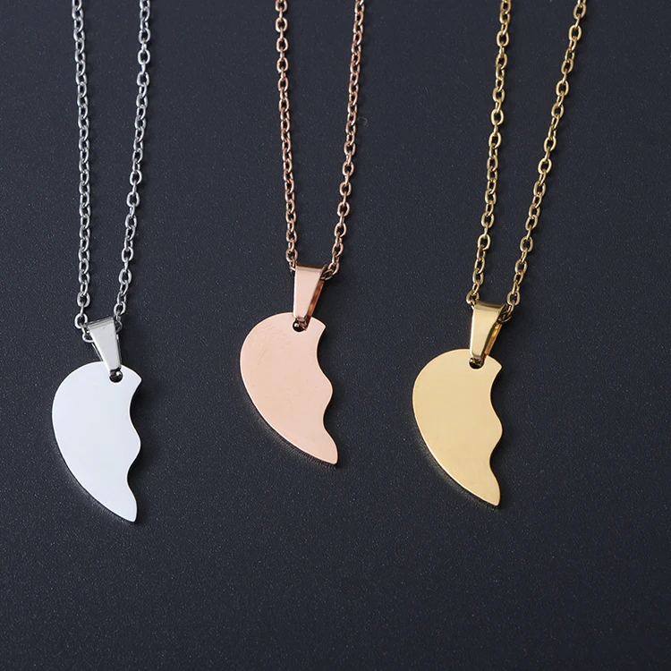 Broken Heart Necklace For Couples