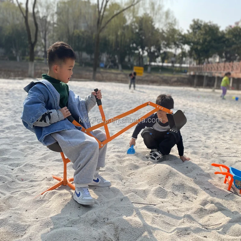 Хорошее качество недорогой наружный металлический детский экскаватор мини-оборудование для игровой площадки песочный игры в песок грязь и