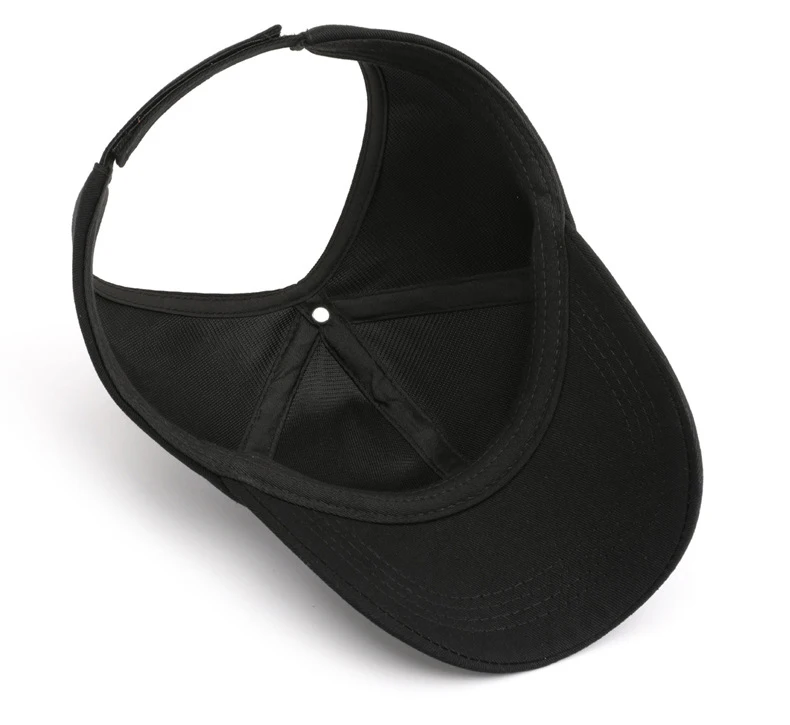 Custom Hats Summer Letters Embroidered Horsetail Empty Top Hat Outdoor Travel Sun protection Sunshade Visor Hat