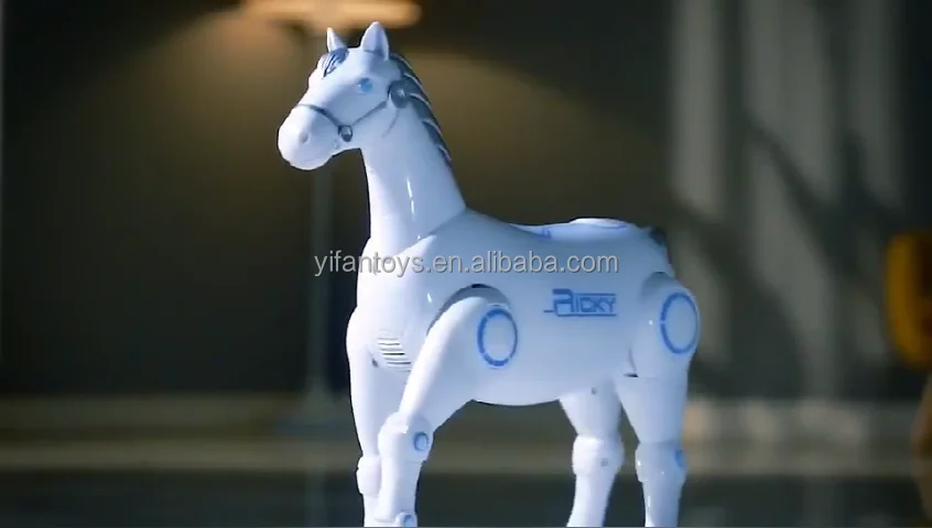 インテリジェントロボット馬のおもちゃダンスライト歌うRCスマート