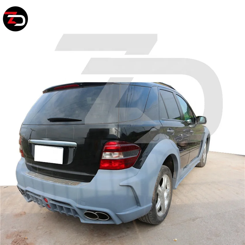 2005 to 2008 for WD Style Body Kit With Bumper Fender Arch for Mercedes ML Class W164 ML350 ML400 ML500