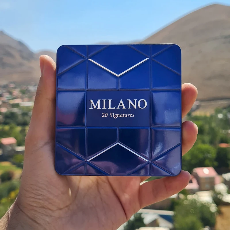 Factory Price Hot Sale Rectangular Metal Cigarette Case Cigar Tobacco  Packaging Gift Tin Box With Hinged Lid