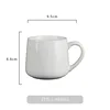 Glossy White Apple Cup