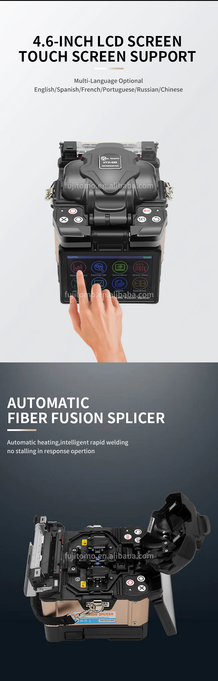 Source FUJITOMO FSM-27S Fusion Splicer Machine Optical