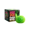Bola de pelo con cara sonriente en caja verde