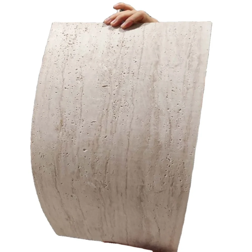Hot selling travertine flexible tile stone marble wallboard waterproof