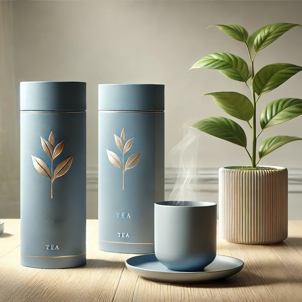 Customised Boite Carton Recyclable Luxury Ecofriendly Craft Packaging Round Cardboard Packaging Cylinder Coffee Tea Paper Tube
