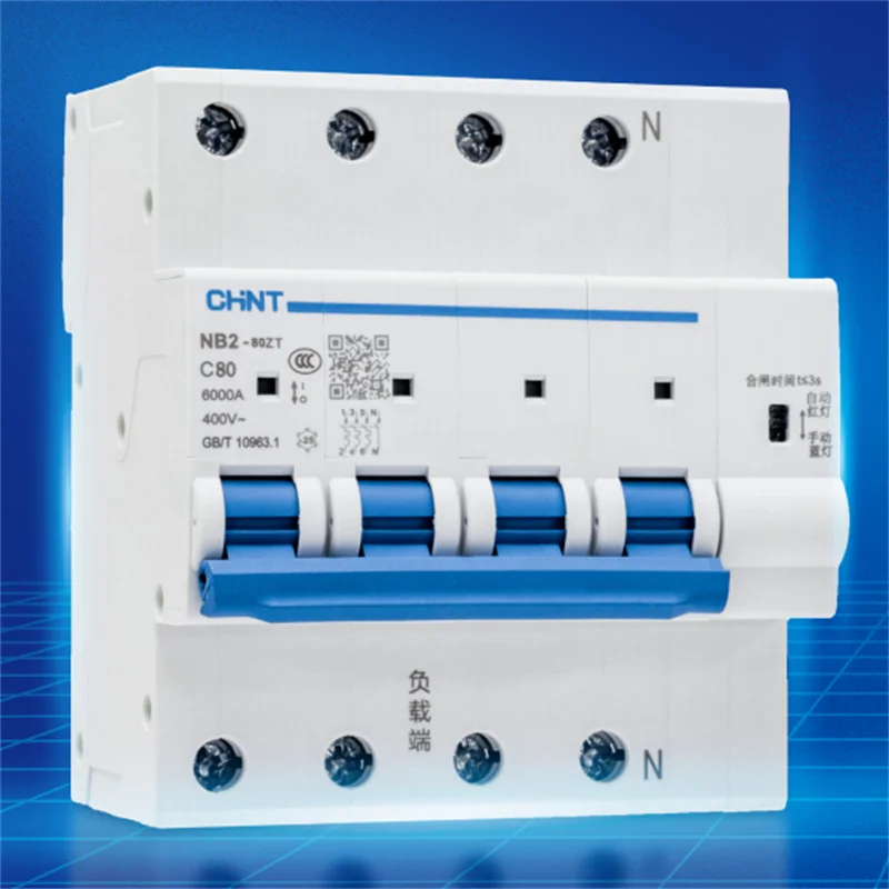 CHINT DZ47-60 MCB Mini Circuit Breaker - 6KA, 1-4 Pole, CE