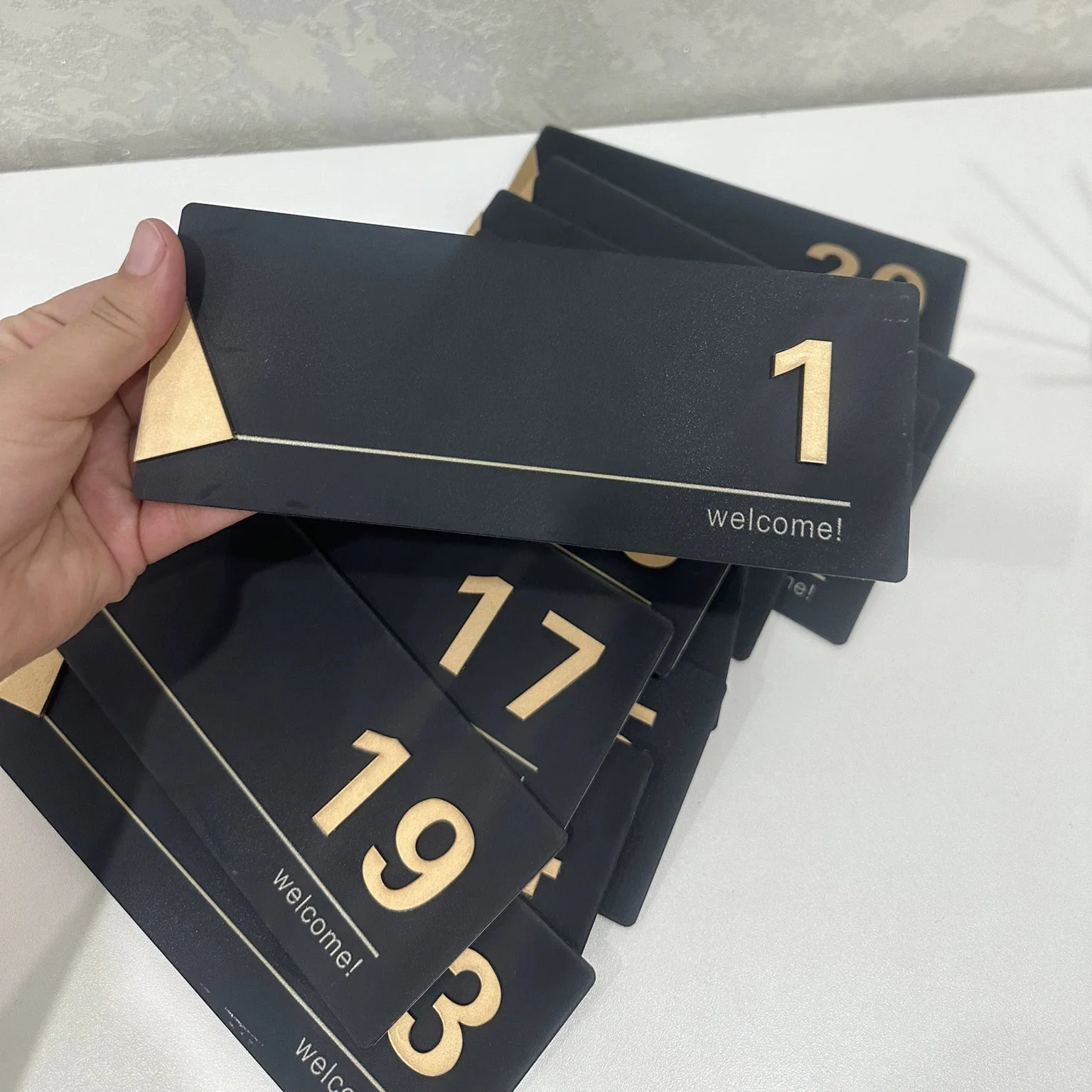 K Smart Sign | Simpatico | Laser Cut 3d House Door Number Signs Matt