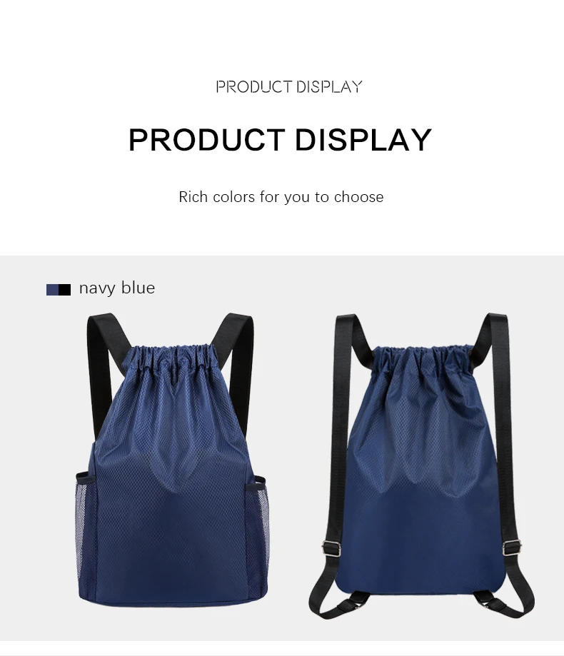 Fashion School Gym Drawstring Bag Casual String Knapsack School Back