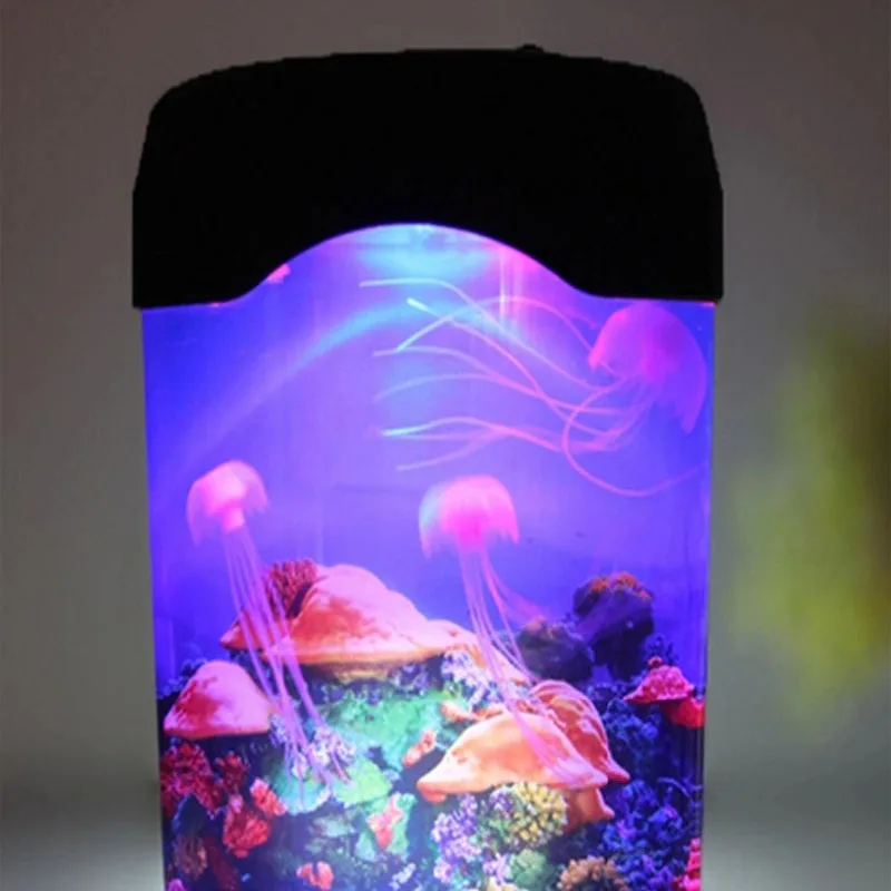 ノベルティled人工クラゲ水族館照明水槽ナイトライトランプ Buy タンク夜の光ランプ クラゲ水族館照明魚タンク Product On Alibaba Com