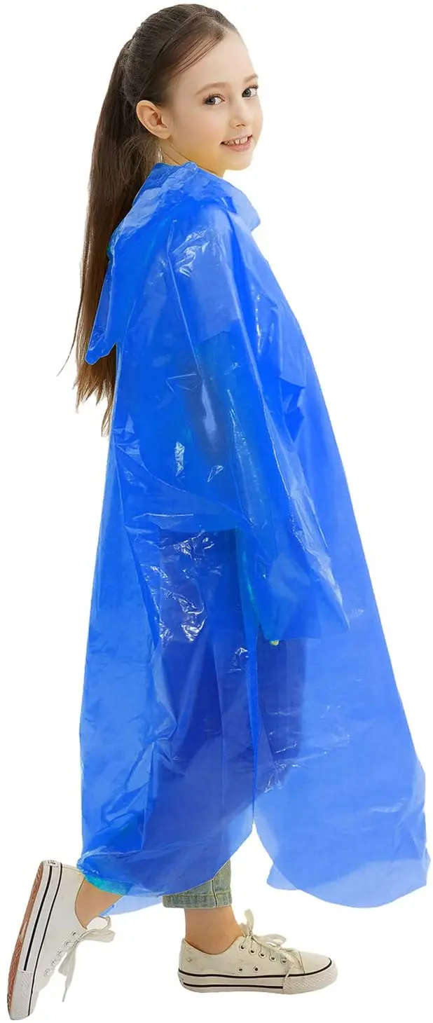 Portable Disposable Rain Coat Plastic Waterproof Rain Coat Poncho Compressed Raincoats Buy