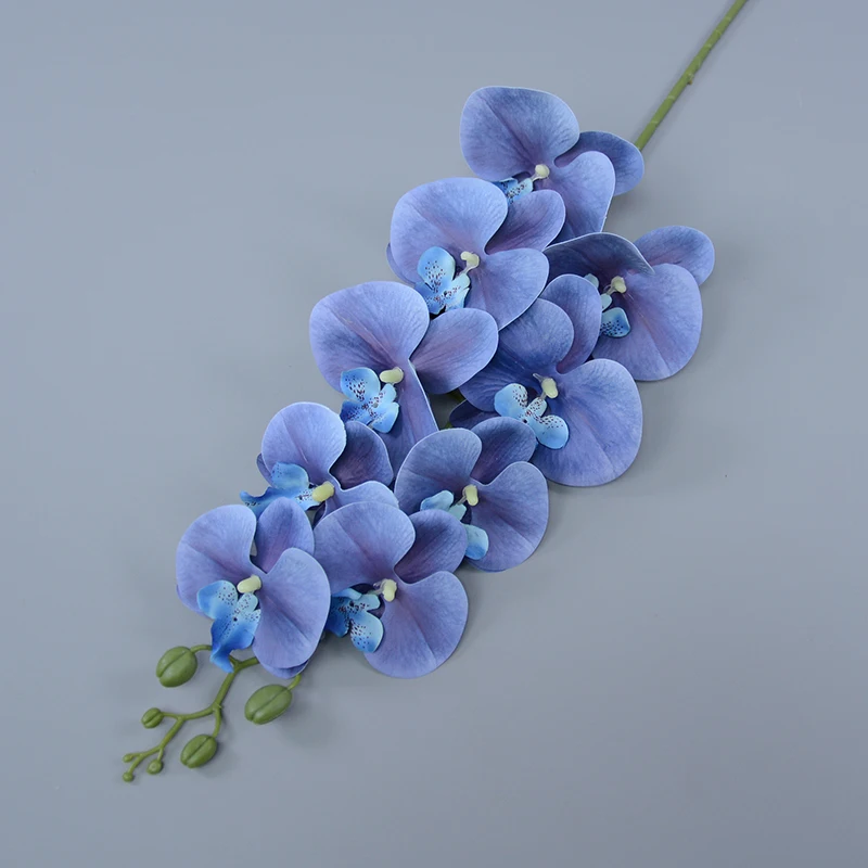 Wholesale Artificial Orchids 9 Heads Real Touch Butterfly Orchid 3d