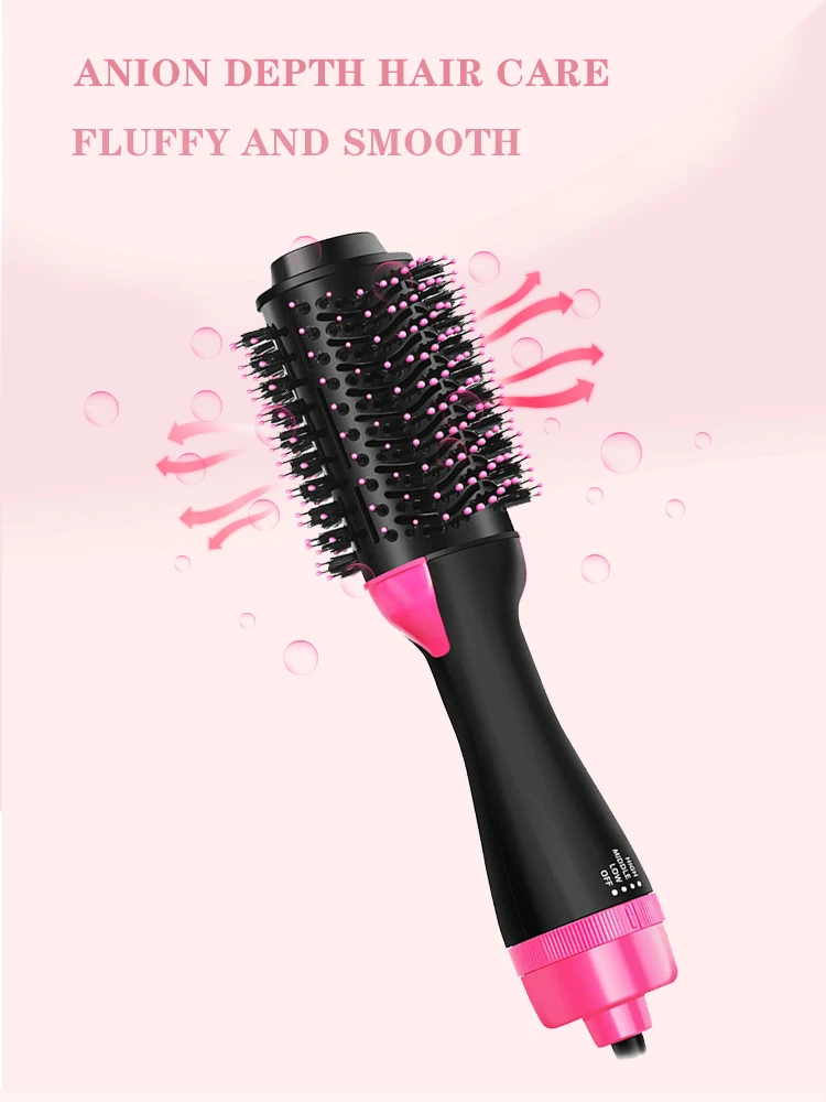 Cepillo Secador De Pelo Eléctrico De Un Solo Paso,Alisador,Giratorio,Profesional,Aire  Caliente,Para Rizado - Buy Secador De Pelo Cepillo,Eléctrico Fuerte Secador  De Pelo Cepillo,Alisado De Secador De Pelo Profesional Cepillo Product on  Alibaba.com