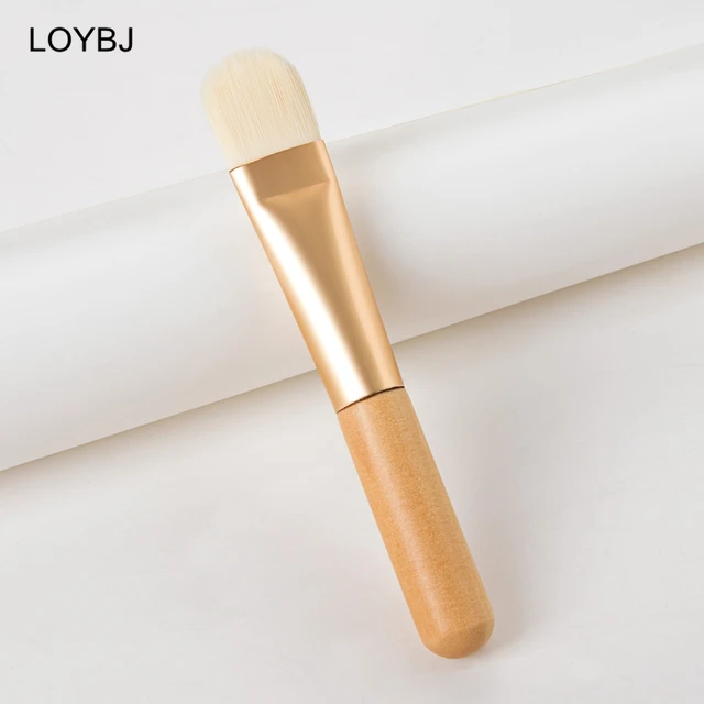 Flat Face Mask Brush Soft Synthetic Facial Cleansing Foundation Applicator Concealer Brush Skin Care Gel Blender Makeup Brushes