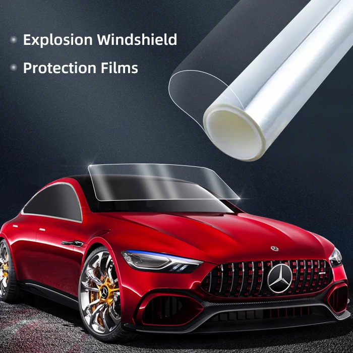 Carlas Explosion Proof Armored Windshield Protection Films Safe Driving Anti-Scratch Anti-Flying