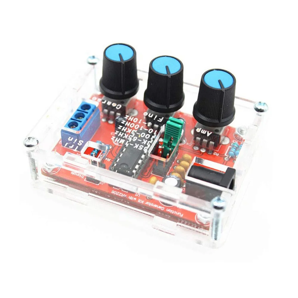 XR2206 Signal Generator Module DIY Kit Output 1Hz-1MHz Adjustable Amplitude New 