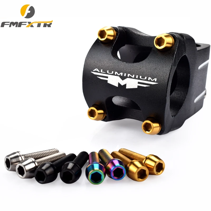 Yaruijia Bullone In Titanio M5x16/18/20mm &amp; M6x35mm Testa Conica Allen Viti Con Rondella Per Stelo Bicicletta Headset 7pcs (M5x16mm M6x35mm, Titanio