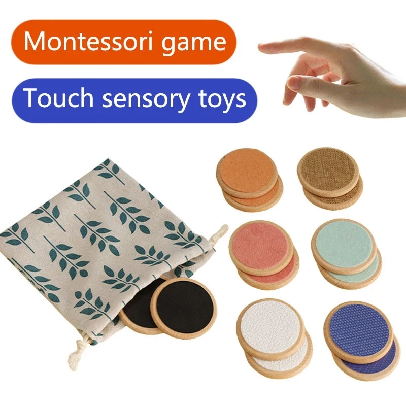 Children Sensory Toys Tactile Board Matching Game