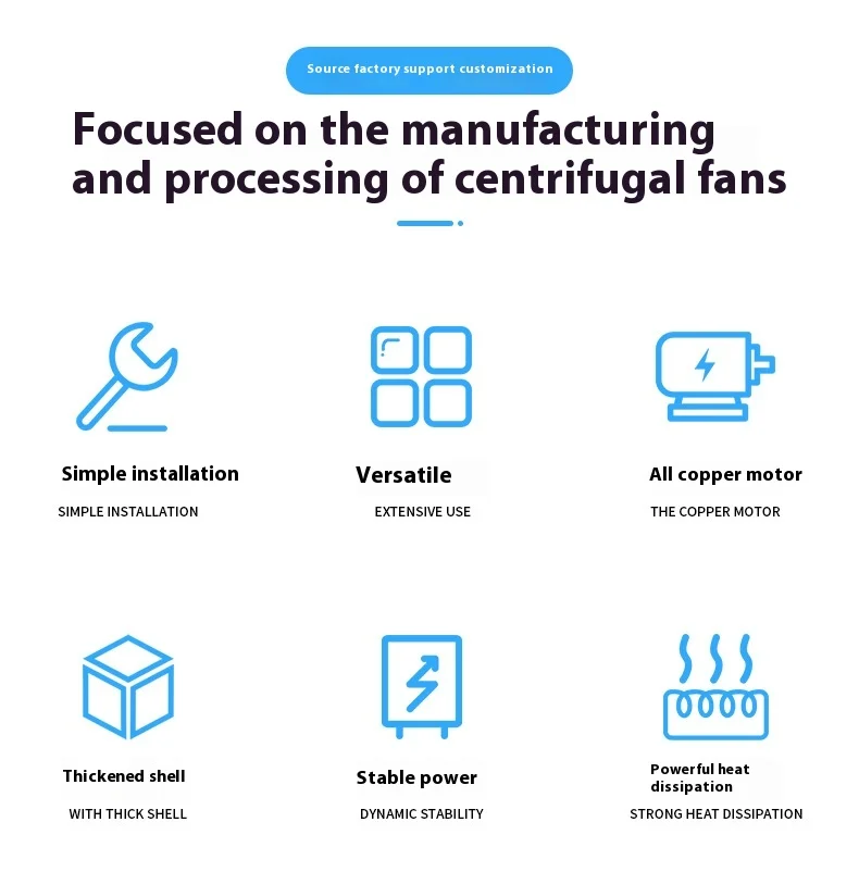Medium Pressure Ventilation Fan, SP-L-170, Steel, Centrifugal - detail 4
