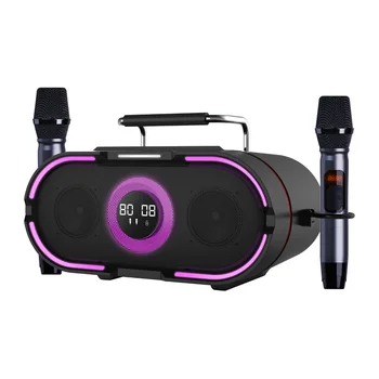 RHM RM-K666 Plus 2.1CH Karaoke System with 2 Wireless Microphones