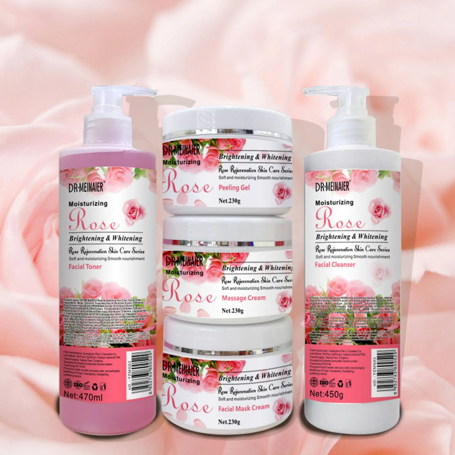 Turmeric Skin Care Set 5-in-1 Hydrating Whitening Anti-Aging Facial Moisturizer All Skin Deep Nourish Collagen Aloe Vitamin C