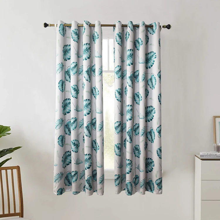 Nordic Printing Bedroom luxury office curtains Home Decoration rideaux salon moderne