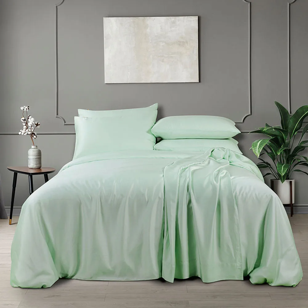 Постельное белье Lyocell из Эвкалиптового волокна, 100% Тенсел, индивидуальный дизайн, Королевский размер