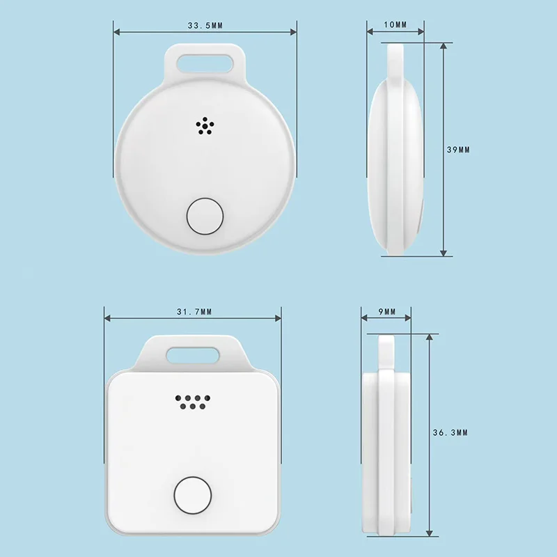 Portable Anti-loss Key Finder GPS Tracker Pet Smart Tag for Apple FindMy Real Time Tracking Device for GPS Tracker for Kids