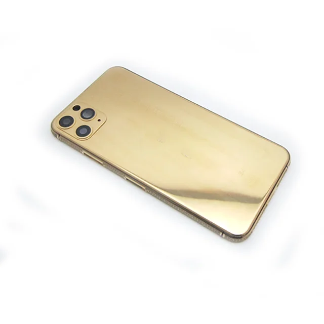 Luxury 24K Gold Plated Custom Housing For iPhone 12 Pro /Pro Max