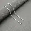 Cadena de plata de 3mm x 61cm.