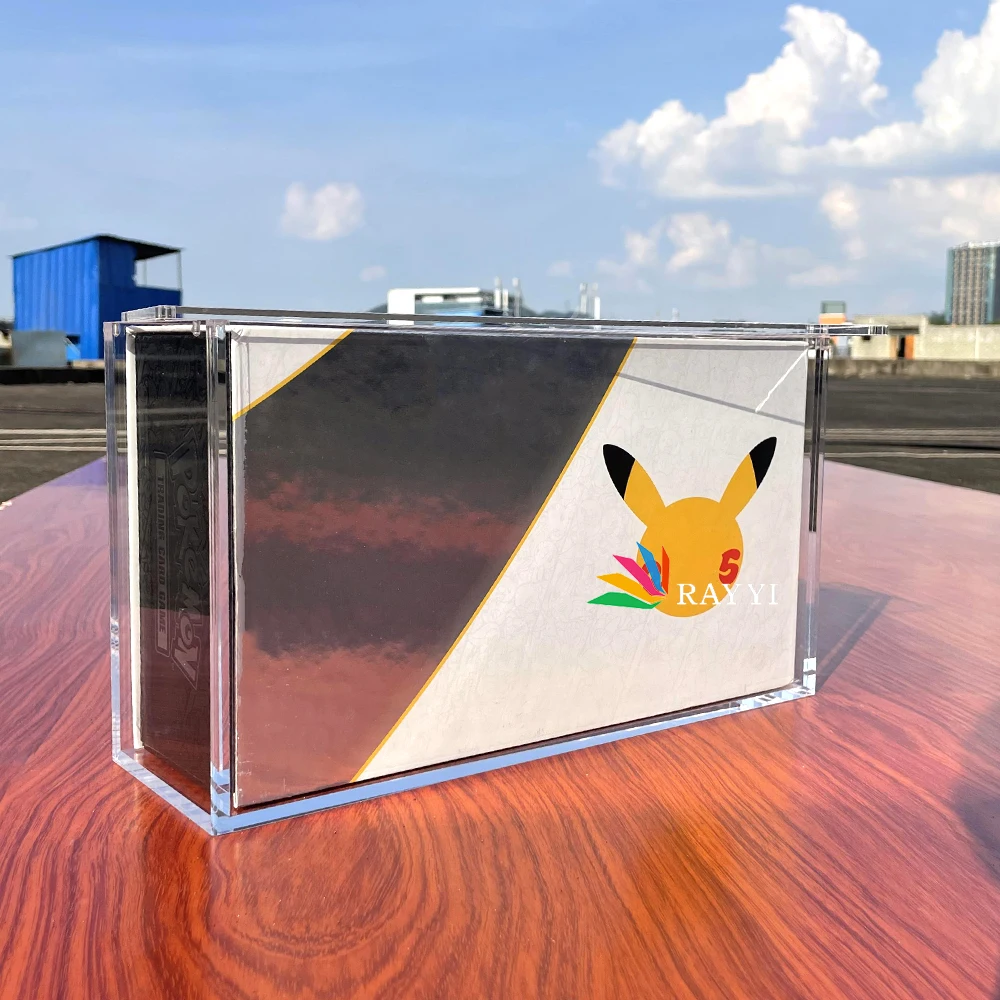 RAY YI Magnetic Clear Acryl Pokemon New 151 Ultra Premium Collection Terapagos Ex Display Protector Case RAY YI Magnetic Clear Acryl Pokemon New 151 Ultra Premium Collection Terapagos Ex Display Protector Case