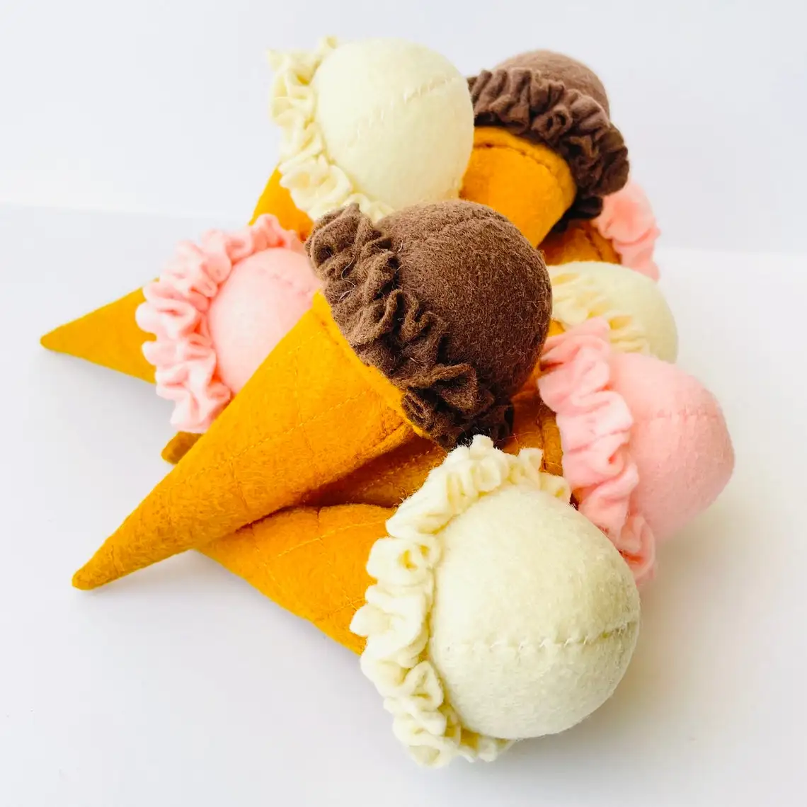 Фетровая еда, Пончик, кухня, детские игрушки, фетровый пончик, игрушка для ролевых продуктов