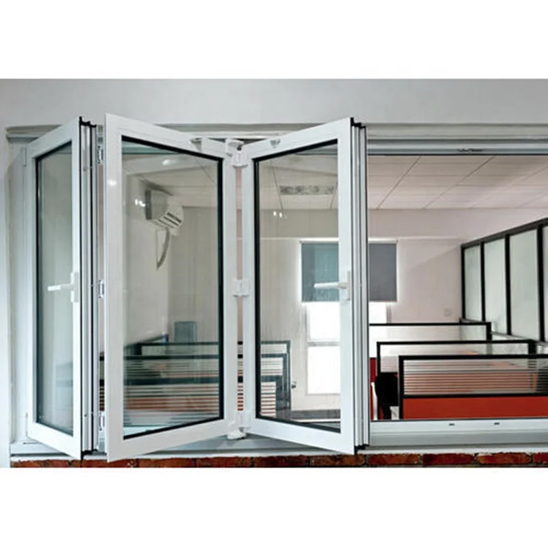 Aluminum Bi Fold windows Accordion Fold windows  Fold Storm windows