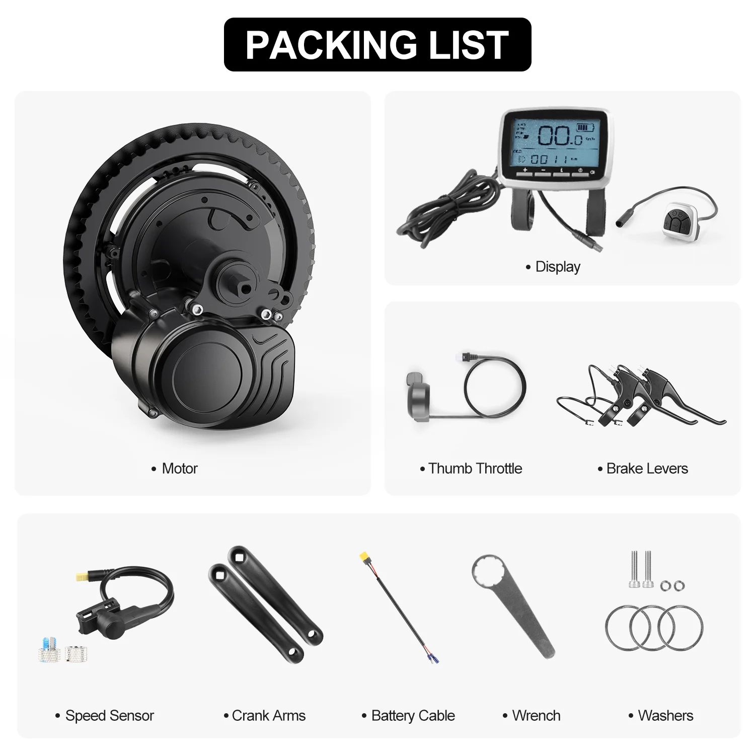 Us Eu Warehouse Tongsheng Tsdz2 36 48 V 250 500 Watt Mid Drive Motor Torque Sensor Electric Bike