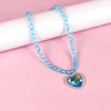 Sapphire Blue Princess necklace