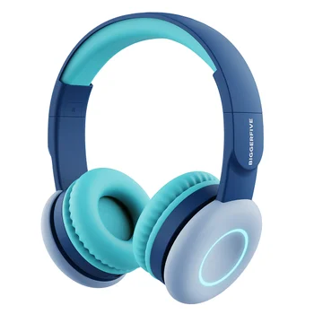 Wireless Kids Headphones Bluetooth With Led Lights Child Safe Volume ...