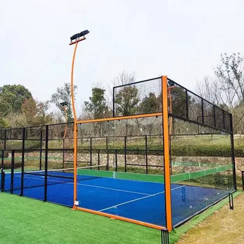 Factory paddel tennis court suppliercancha de  padel court panoramic paddel tennis court for sale and tent for sale