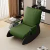 Adjustable [Dark Green Corduroy] Black Base with No Leg Support