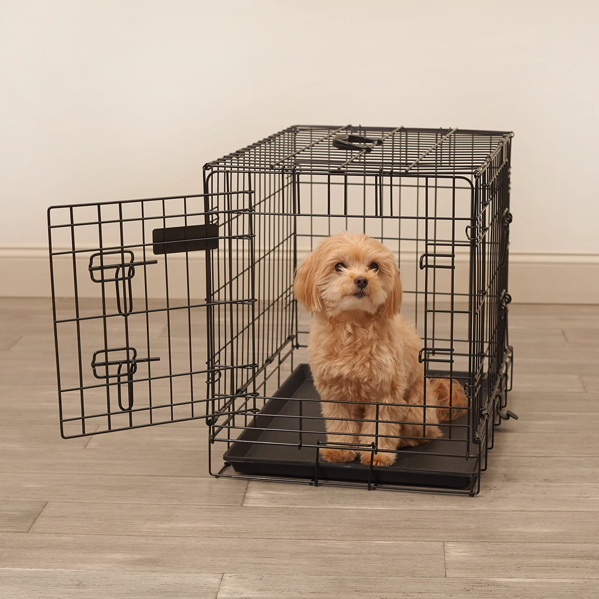 42 48 Inch Size Customized Large Pet Kennels Double Door Animal Cages Steel  Wire Metal Dog Crate