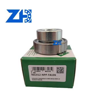 RAL012-NPP-FA106 RAL012 Insert Ball Bearing - Double Seals, Single Row, Eccentric Lock