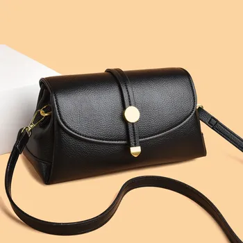 Women's Bag, Women's New Fashion, Versatile Soft Leather Shoulder Bag, Elderly Mother Crossbody Bag