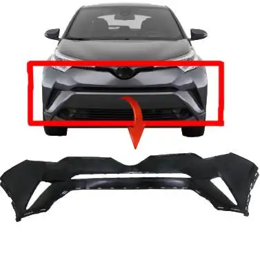 car front bumper for Toyota C-HR CHR 2018 2019 accessories body kit