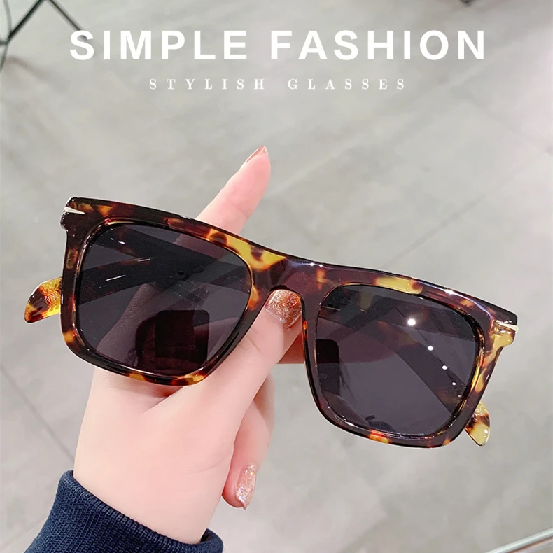 Fashion Vintage Shades Square Glasses Frames Men Sunglasses 2024 Lentes De  Sol Hombre Sun Glasses for Men Custom Logo