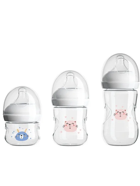 8 Oz Food Grade Pp Baby Bottle Plastic Wide Neck Bottles Are Suitable For Newborns And Children
