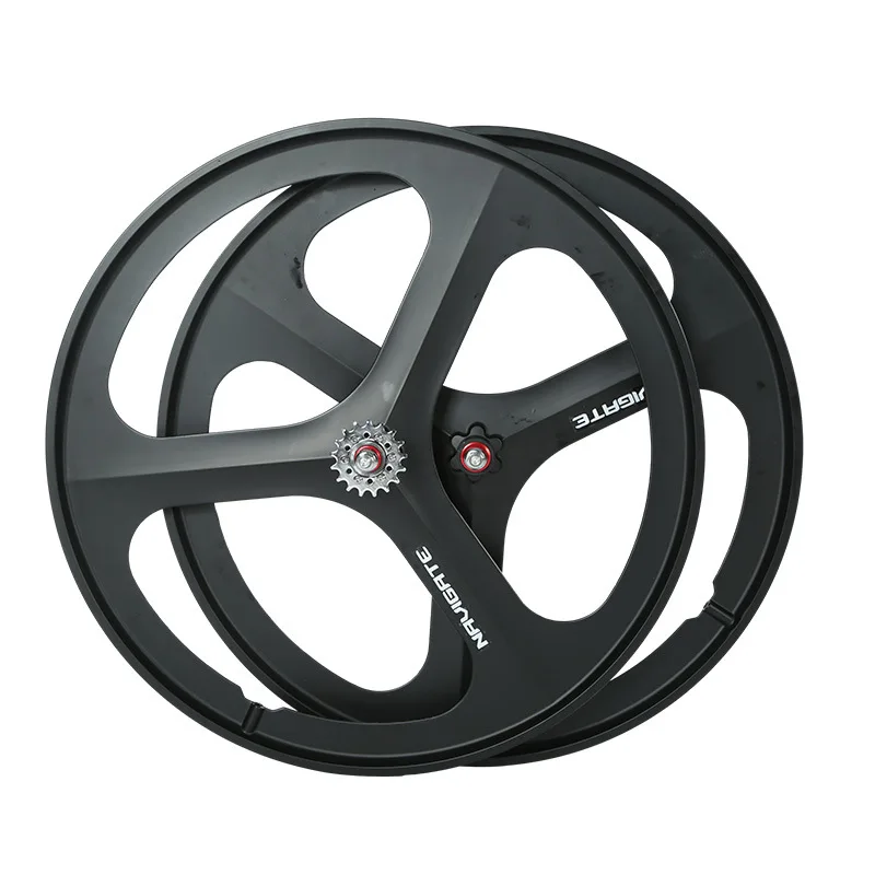 フィックスギアトライスポークホイール 700C 軽量マグネシウム合金 3
