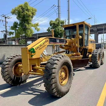 CAT14h Used Motor Grader/Wheel-Moving Original Caterpillar CAT 140 used motor grader