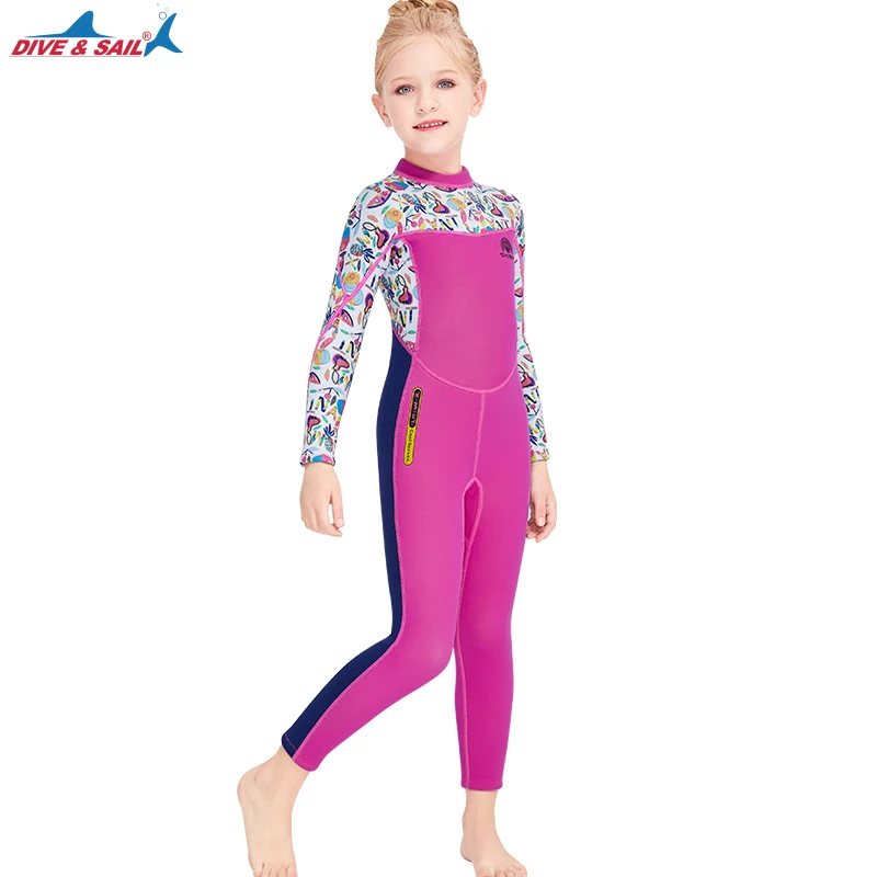 Burkini Enfant Fille 3 Pièces - Maillot De Bain Manches Longues Avec Hijab - Modest Swimwear Couverture Complète