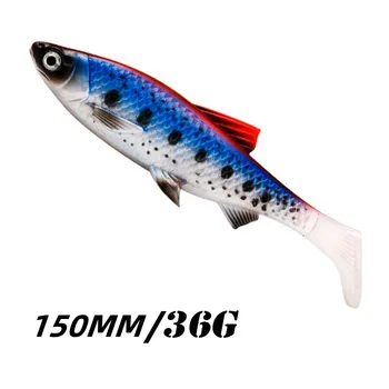 Cheery 3D Eyes 150mm 36g Swimming Big Fishing Lure Shad Soft Plastic Swim Baits Saltwater Shad Lures – Soft Lure – view 2
